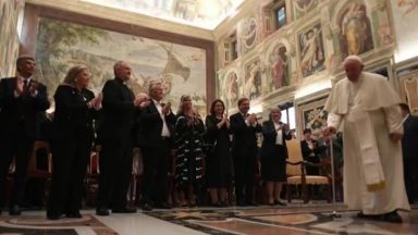 Papa Francisco recebe grupo argentino de educadores