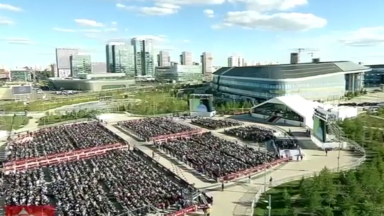 Em Nur-Sultan, capital do Cazaquistão, Papa celebra missa