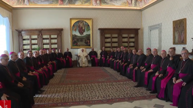 Papa recebe, no Vaticano, bispos de Minas Gerais e Espírito Santo