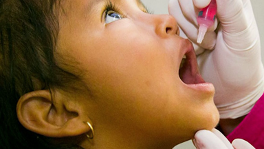 Ministério da Saúde faz apelo por vacinação contra poliomielite