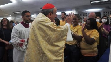 Representando o Papa, Cardeal Marto destaca alegria de vir ao Brasil