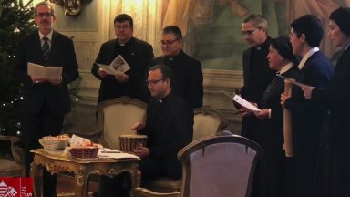 Secretaria de Estado do Vaticano se reúne para festas natalinas