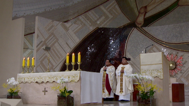 Missa celebra 8 anos de dedicação do Santuário do Pai das Misericórdias