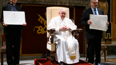 Papa discursa na entrega do Prêmio Ratzinger: 