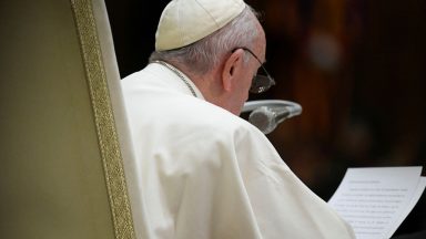 À União Italiana de Cegos, Papa ressalta exemplo de Santa Luzia