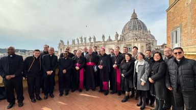 Papa recebe presidência e grupo de assessores da CNBB no Vaticano