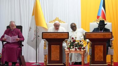 Papa a autoridades do Sudão do Sul: deixe-se para trás o tempo da guerra