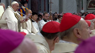 Em Roma, Papa Francisco participa da Missa dos Santos Óleos