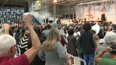 Sede da Canção Nova recebe fiéis na Festa da Divina Misericórdia