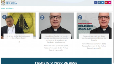 Arquidiocese de Brasília lança novo portal com notícias da igreja