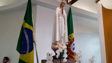 Imagem peregrina de Nossa Senhora de Fátima chega em São Paulo