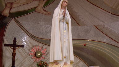 Réplica de Nossa Senhora de Fátima visita a Comunidade Canção Nova