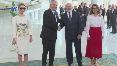 Lula se encontra com presidente da Argentina, Alberto Ferández
