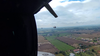 Aviação do Exército realiza treinamento no Vale do Paraíba