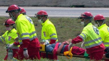 Grupo EcoRodovias realiza simulação para atendimento de ocorrências