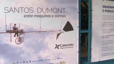 Museu Catavento recebe exposição que relembra Santos Dumont