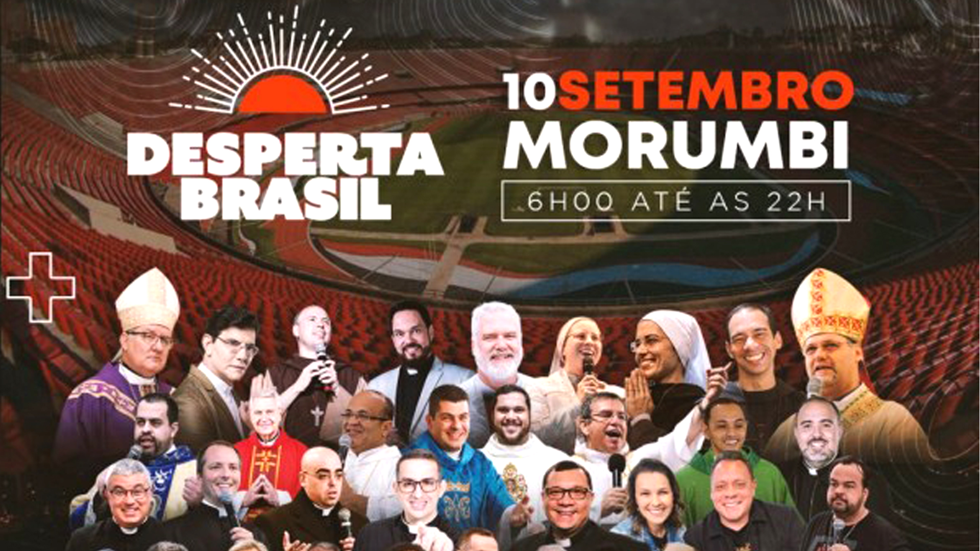 Frei Gilson e padre Adriano Zandoná promovem evento Desperta Brasil