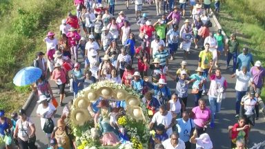 Devotos celebram dia da padroeira do estado de Sergipe