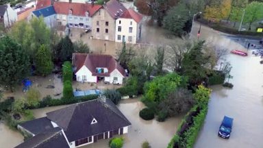 Chuvas fortes atingem região norte da França e deixa rastro de estragos