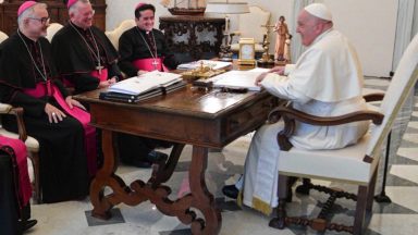 Integrantes da presidência da CNBB visitam Papa Francisco