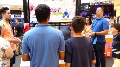 Exposição no Museu do Videogame atrai e diverte pais e filhos