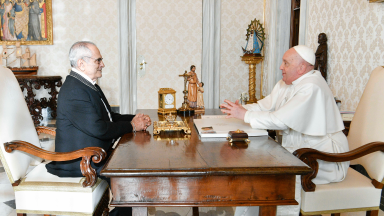 Papa Francisco recebe o presidente de Timor-Leste no Vaticano