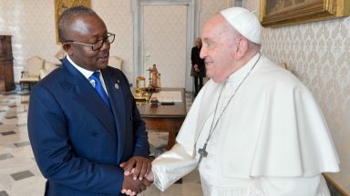 Papa Francisco recebe presidente de Guiné-Bissau em audiência
