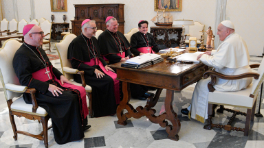 Papa recebe presidência da CNBB e pede promoção da fraternidade
