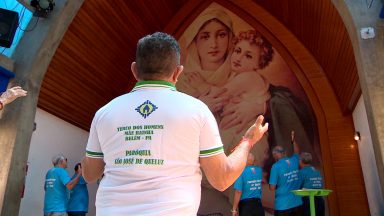 Santuário de Aparecida recebe Romaria Nacional do Terço dos Homens