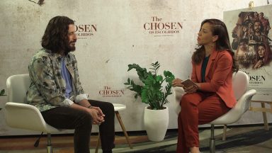 Jornalismo Canção Nova entrevista atores da série The Chosen