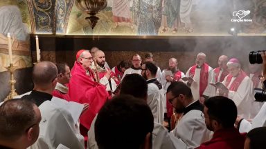 Cardeal Pizzaballa preside funções da Sexta-Feira Santa