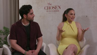 Entrevista com Paras Patel e Lara Silva, da série The Chosen