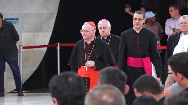 Cardeal Pietro Parolim participa da Santa Missa da Anunciação do Senhor