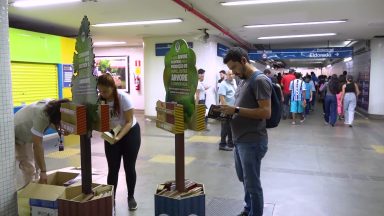 Metrô de Belo Horizonte recebe o Projeto Circule Um Livro