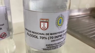 Venda de álcool líquido 70% está proibida a partir de 1° de maio