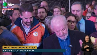 No RS, Lula anuncia Vale Reconstrução para famílias desabrigadas