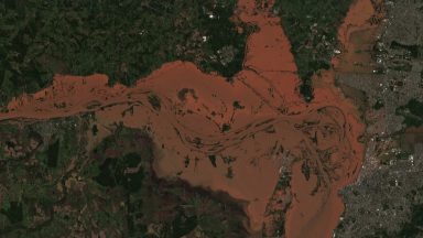 Imagens de satélite mostram tamanho da tragédia no Rio Grande do Sul