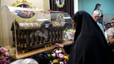 Relíquias de Santa Teresinha do Menino Jesus visitam Aracaju