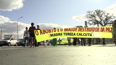 Brasília tem dia movimentado com manifestações contra o aborto