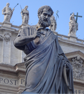 Estátua de São Pedro na cidade do Estado do Vaticano / Foto: Arquivo