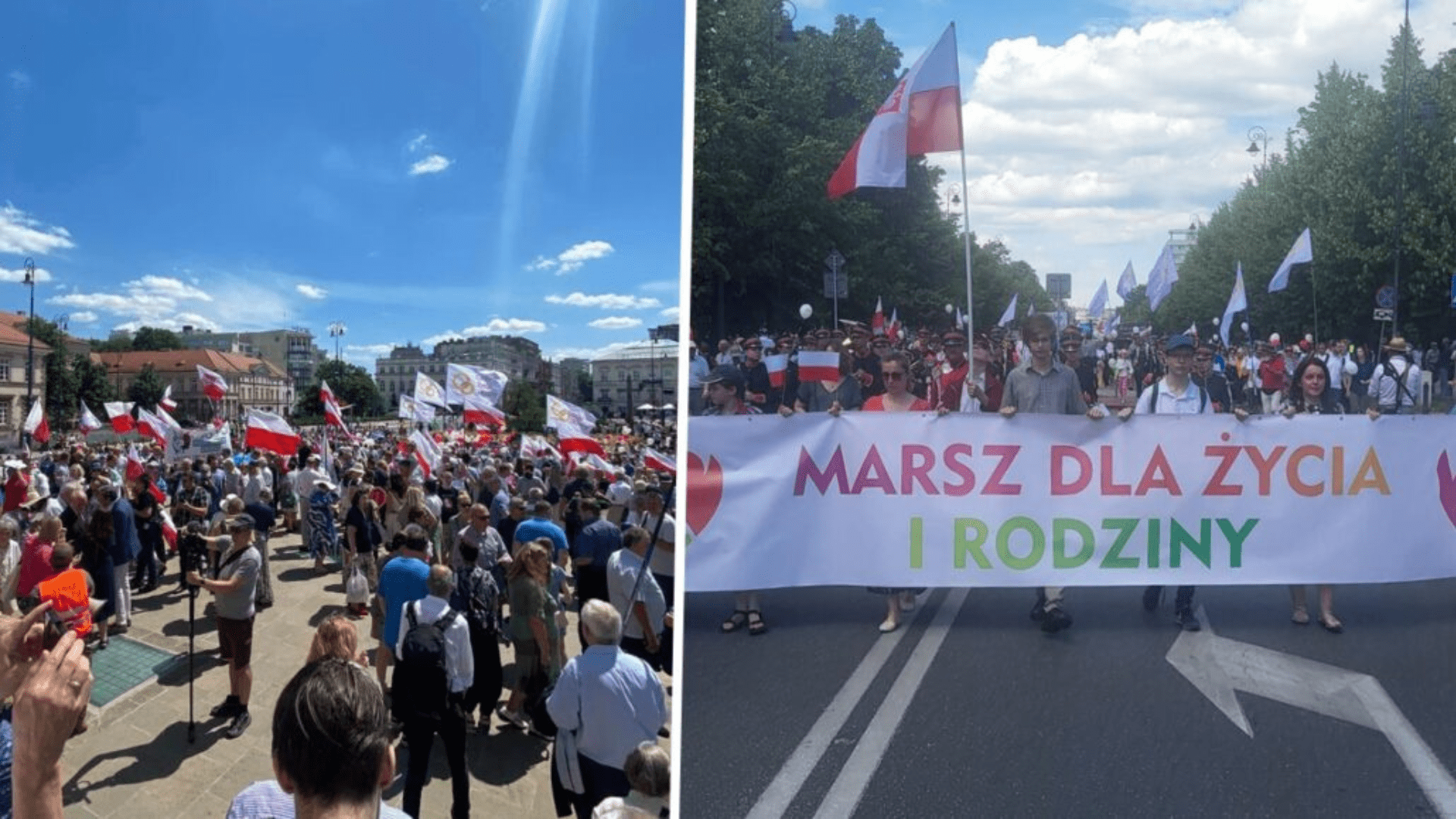 Marchas pela Vida e a Família / Foto: Arquidiocese de Varsóvia