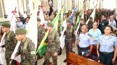 Missa celebra Páscoa dos militares que atuam em Sergipe