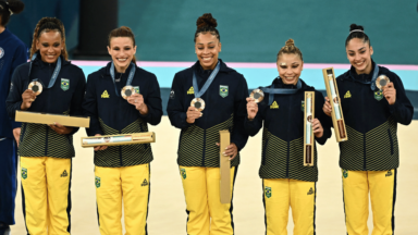 Brasil conquista primeira medalha na ginástica artística por equipes