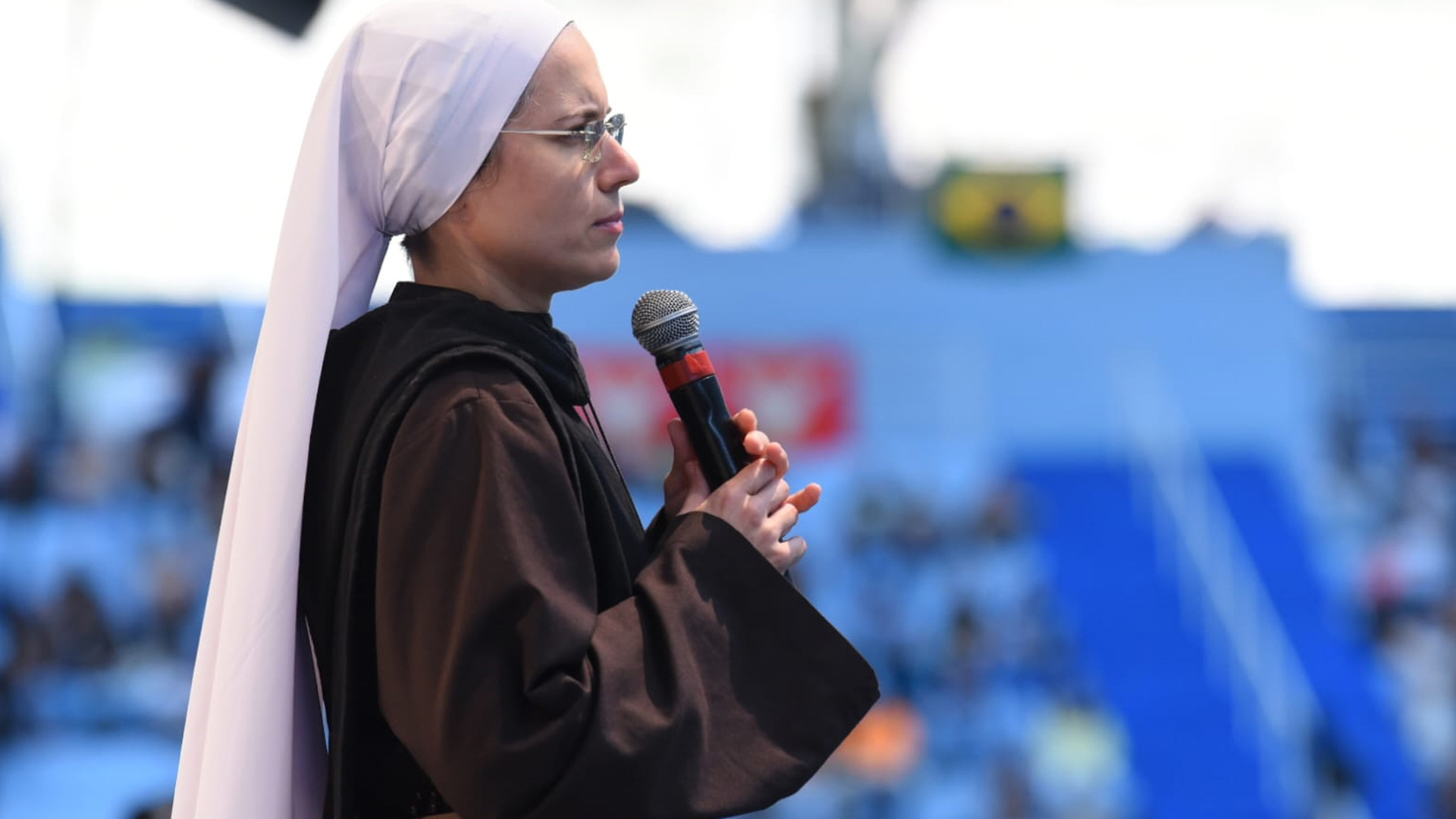 Sem aprender a amar, para Irmã Maria Raquel, não é possível entrar no Céu, disse Irmã Maria Raquel / Foto: Daniel Xavier