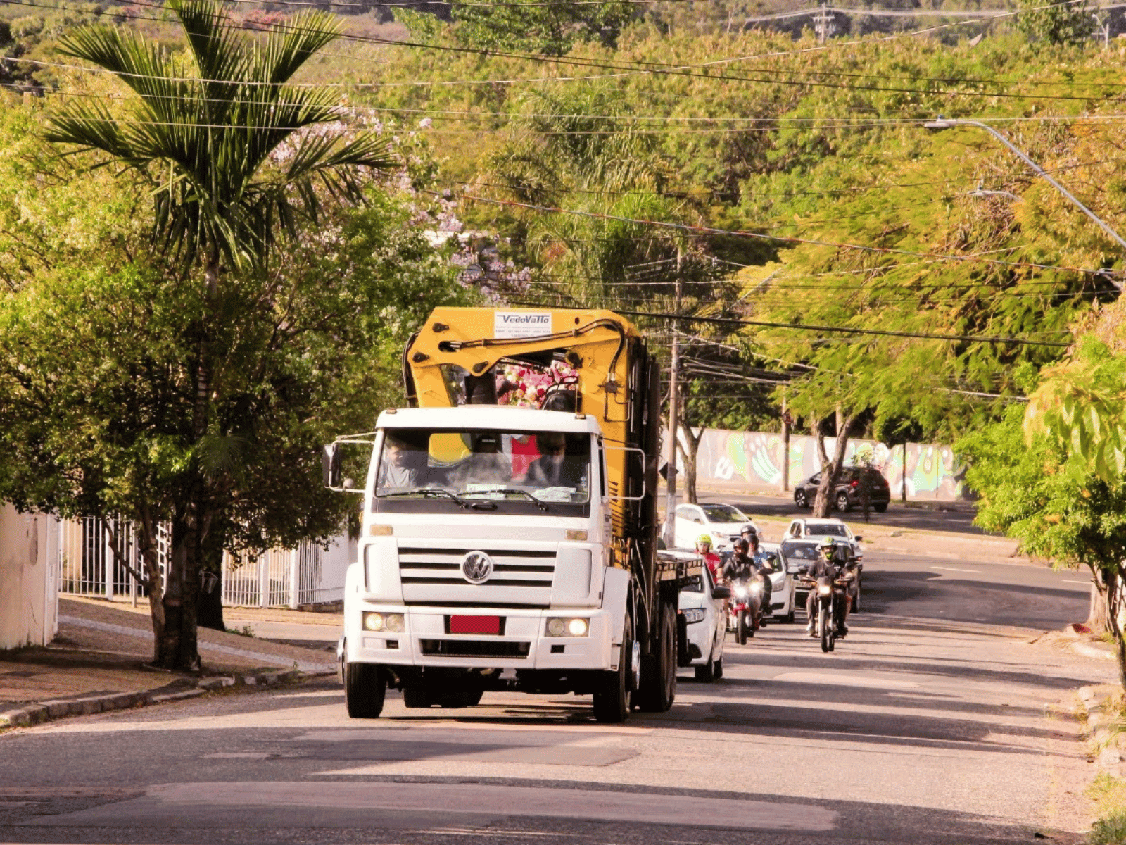 Traditional motorcade in honor of Saint Christopher Photo PASCOM Parish of Saint Christopher in Valinhos