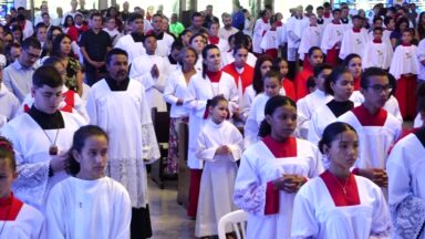 Encontro em Brasília reúne servidores do altar no Santuário Dom Bosco