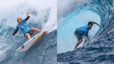 Tatiana Weston-Webb ganha prata no surfe e Medina fica com o bronze