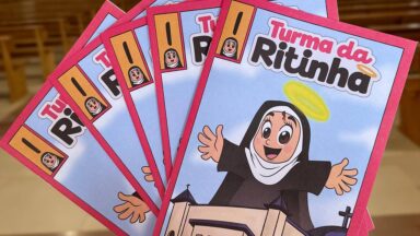 Santuário de Santa Rita de Cássia lança revista infantil sobre a santa