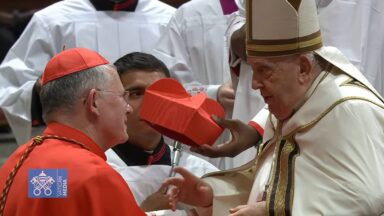 Nunca desviar do caminho de Jesus, alerta Papa aos novos cardeais