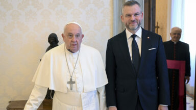 Papa tem audência com presidente da Eslováquia, Peter Pellegrini